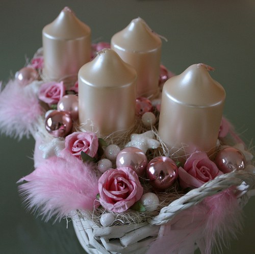 Adventní svícen romantický - na přání — foto 3