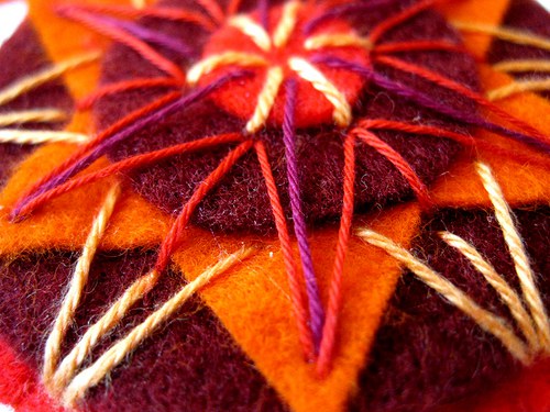 Orange star - brož filcová — foto 5
