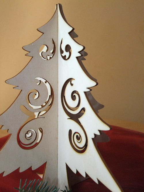 Vánoční strom, stromeček - FILIGRÁN 25 cm — foto 3