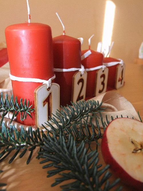 ADVENTNÍ VÁNOČNÍ ŠTÍTKY HRANATÉ - topol — foto 3