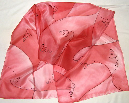 Červené spirály 40x150cm — foto 2