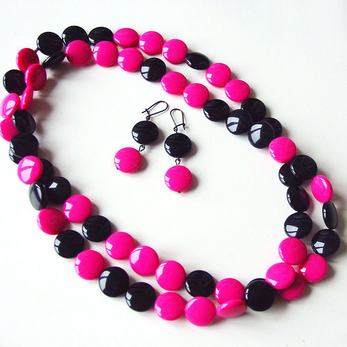 PINK/BLACK - souprava — foto 2