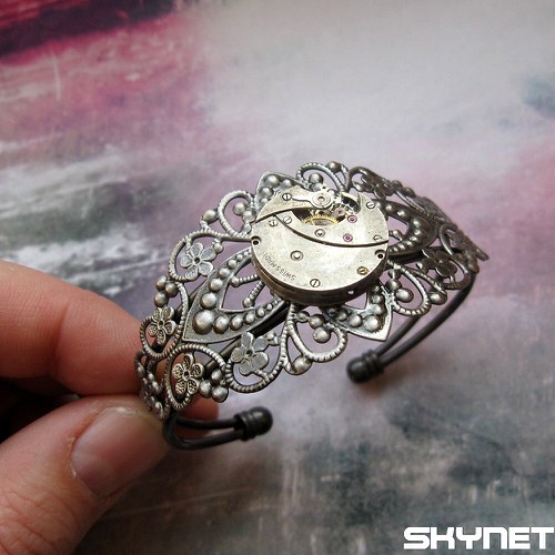 Steampunk náramek — foto 2