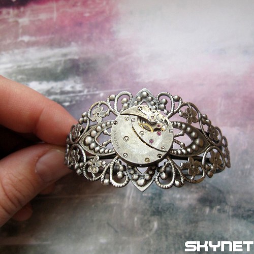 Steampunk náramek — foto 3