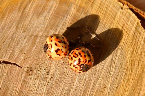 Náušnice " Leopard " — foto 3