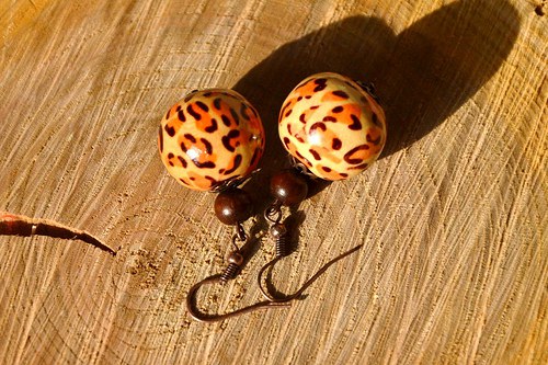 Náušnice " Leopard " — foto 4