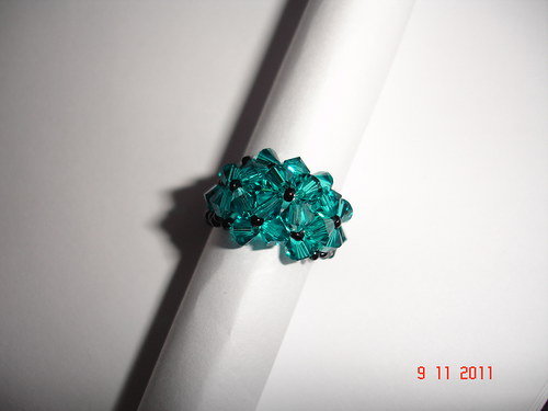 Prstýnek Swarovski Blue Zircon — foto 2