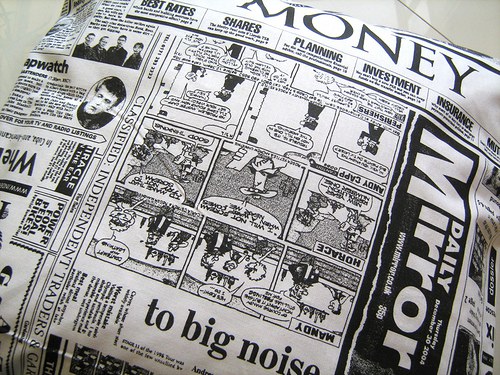 Mám rád KOMIKS a peníze :-) - povlak na polštářek — foto 3
