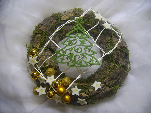 Adventní věnec na dveře — foto 2