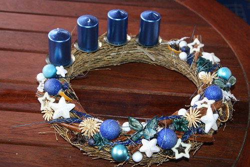 Adventní věnec Modrá je dobrá — foto 2