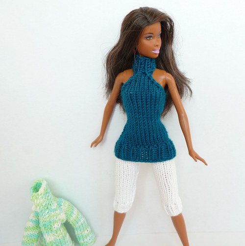 Bílé návleky pro Barbie — foto 2