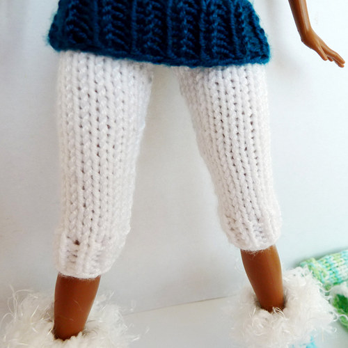 Bílé návleky pro Barbie — foto 4