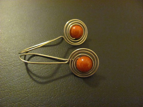 Červená planeta - náušnice — foto 2