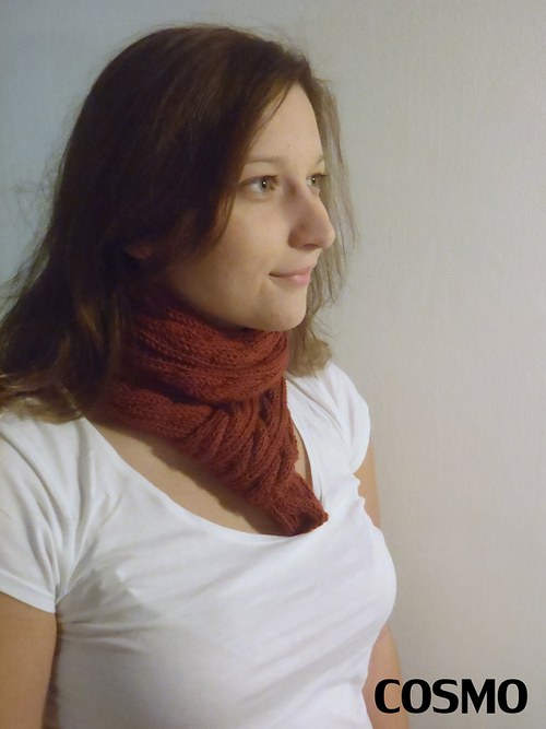 Bordo šála — foto 2