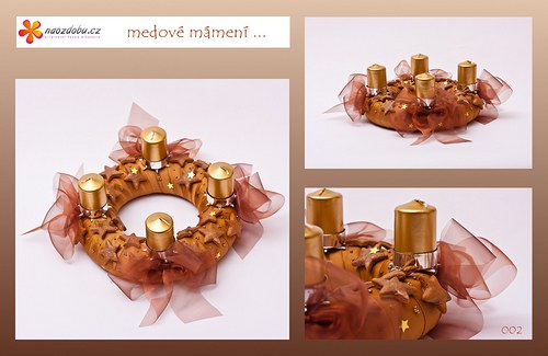 Adventní věnec - medové mámení — foto 4
