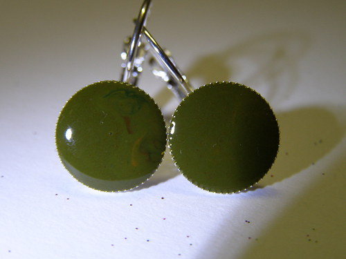 Khaki naušnice — foto 2