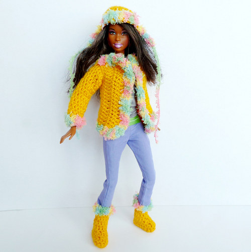 Žlutý kabátek pro Barbie — foto 3