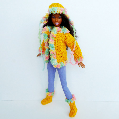 Žlutý kabátek pro Barbie — foto 6