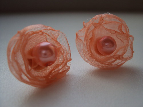 Oranžové náušničky — foto 2