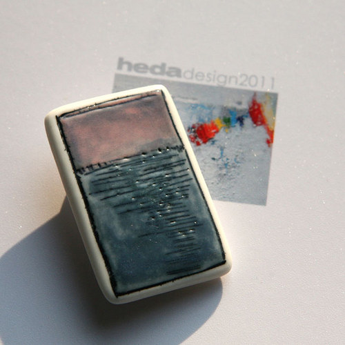 Moje hloubky (porcelánová brož) — foto 3