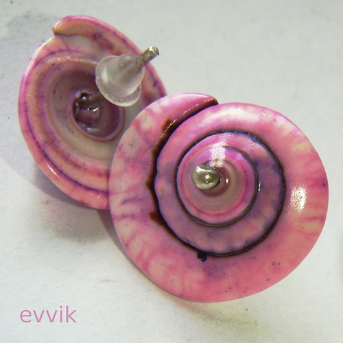 Puzetové lasturky - pink — foto 2