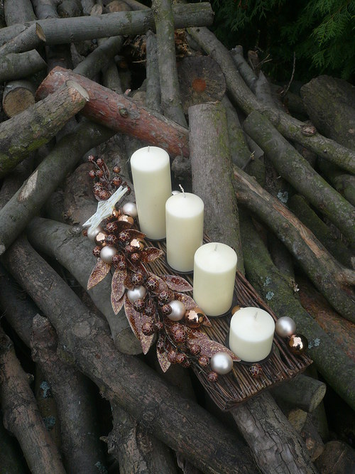 Luxusní adventní svícen — foto 2