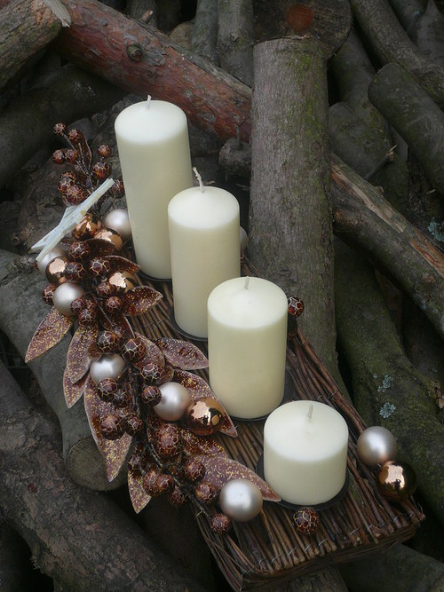 Luxusní adventní svícen — foto 3