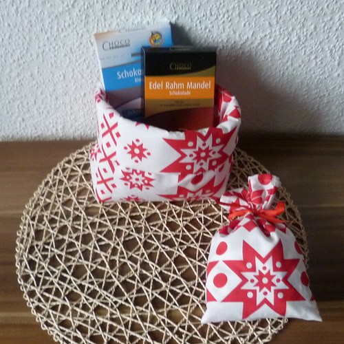 Vánoční pytlík - červenobílý — foto 4
