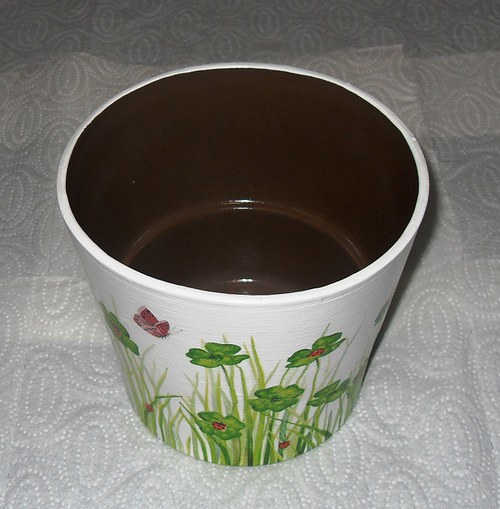 OBAL na obyč. květináče - Ranní loukou :-) — foto 3