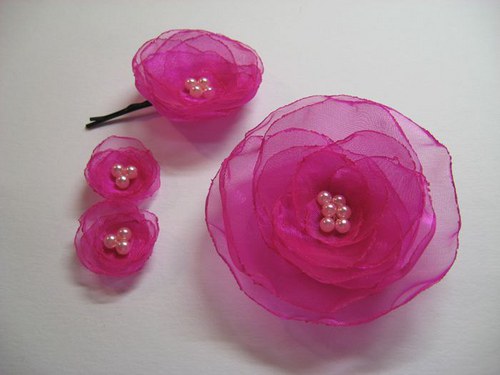 Jemná fuchsie..sponka — foto 4