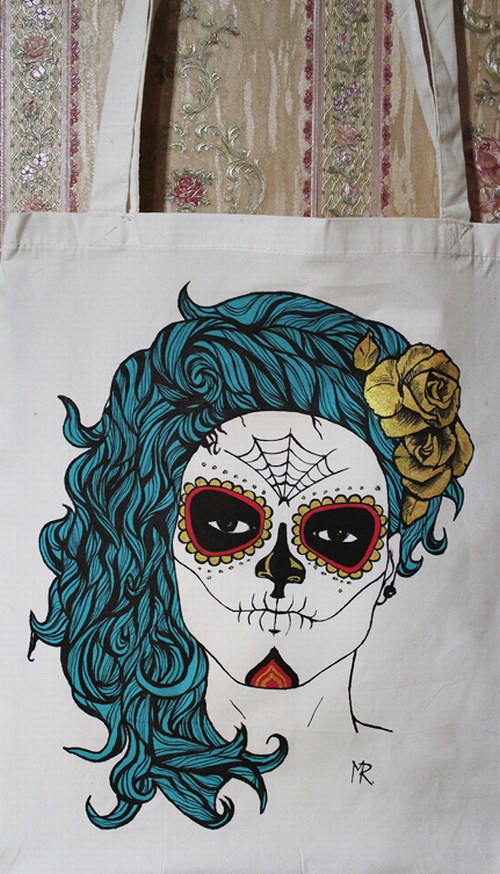 Dia De Los Muertos taška — foto 2