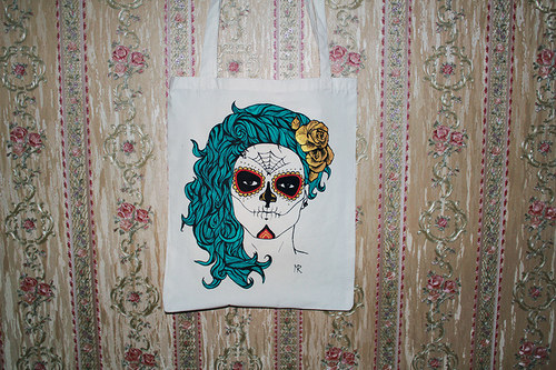 Dia De Los Muertos taška — foto 3