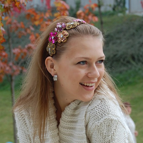 Rusalčiny květiny ... čelenka — foto 5