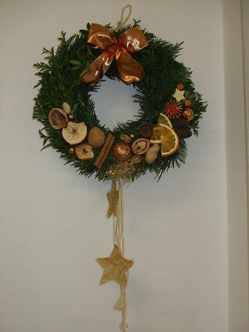 Adventní věnec na dveře — foto 2