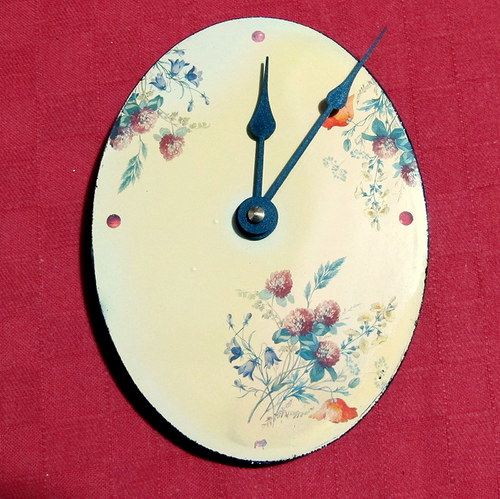 Smaltované hodiny 34 — foto 2