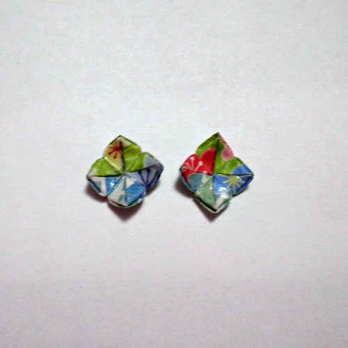 Origami naušky — foto 2