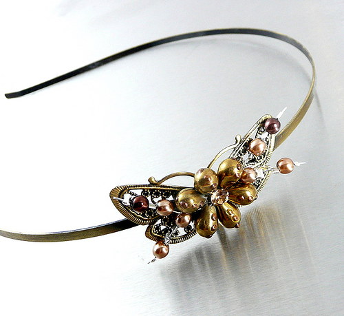Čelenka : " Golden butterfly " — foto 2