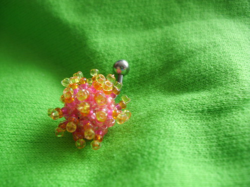 Piercing střapatá kulička — foto 2
