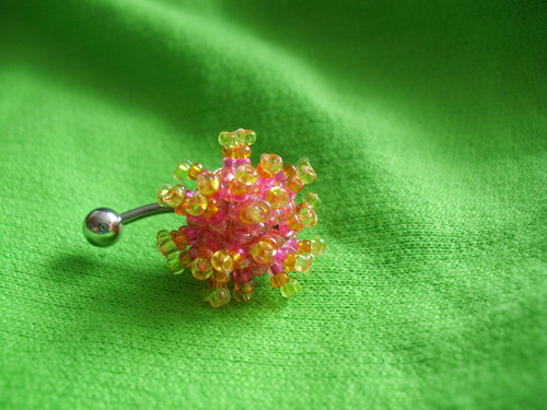 Piercing střapatá kulička — foto 5