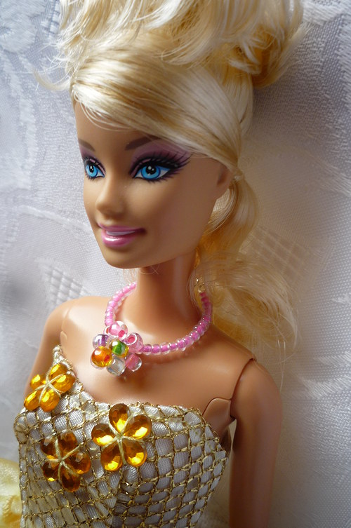 Šperky pro barbie- šitá kulička — foto 3