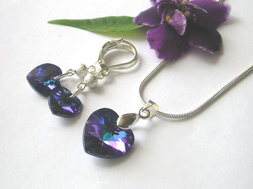 Swarovski sada Crystal Heliotrope ( 10 + 14 ) — foto 2