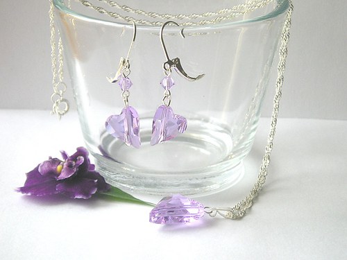 Swarovski sada divoké srdce Violet.. — foto 5