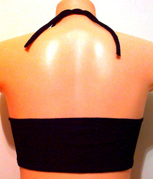 GOTHIC Sexy Top s křížky a kamínky — foto 3