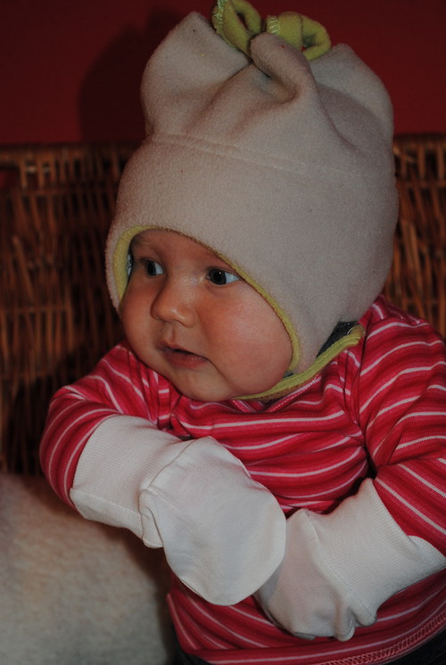 Kojenecké rukavice - bílé — foto 3