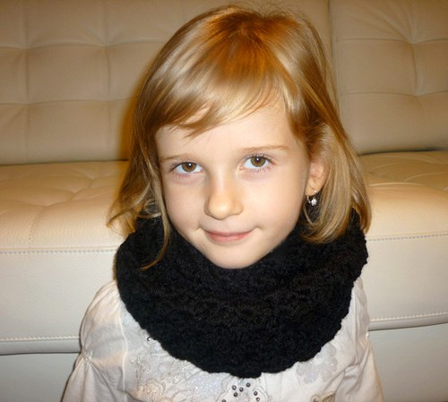 Dětský nákrčník - černý... — foto 2