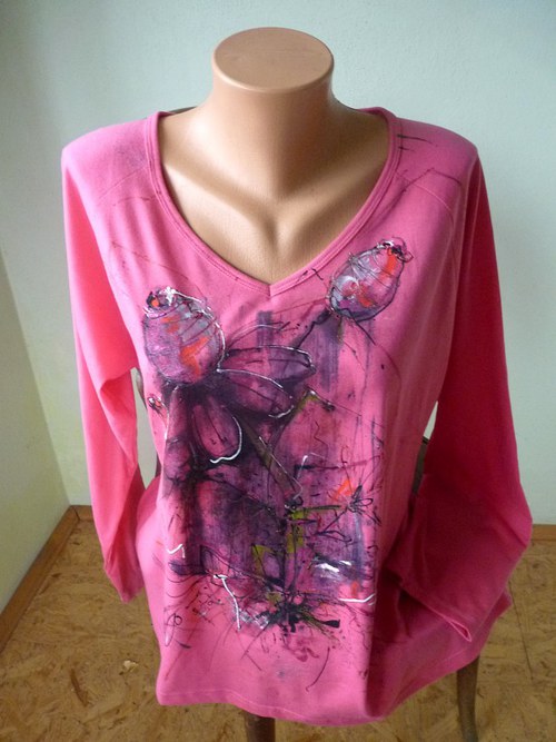 Triko "čínský KVěT", XXL/3XL — foto 2