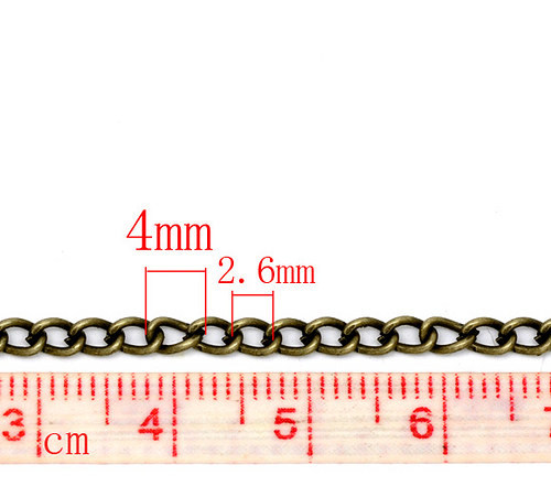 Řetízek bronz 50cm K456 — foto 2