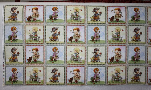Textilní panel panenky — foto 2