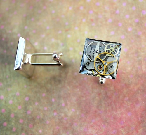 Manžetové knoflíčky /transparent/ — foto 2