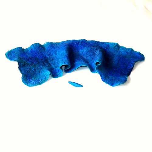 Nákrčník / krátká šála "Blues" — foto 6